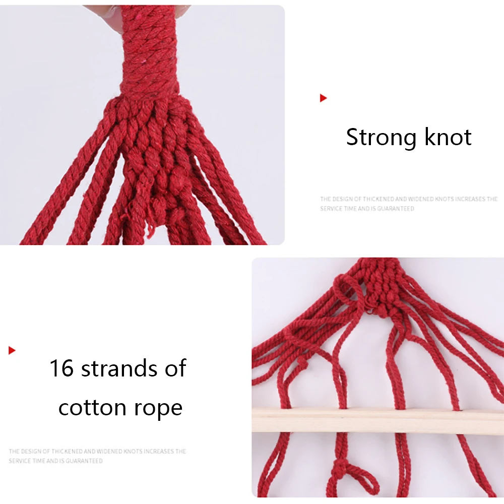 Portable Hanging Hammock Indoor Home Bedroom Hammock Lazy Chair Travel Outdoor Camping Swing Chair Thick Canvas Bed Hammocks