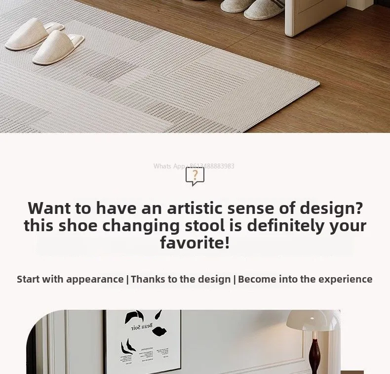 Shoe Changing Stool, Door, Household, Entrance, Entrance, Light Luxury, High-end Sense, Long Sofa