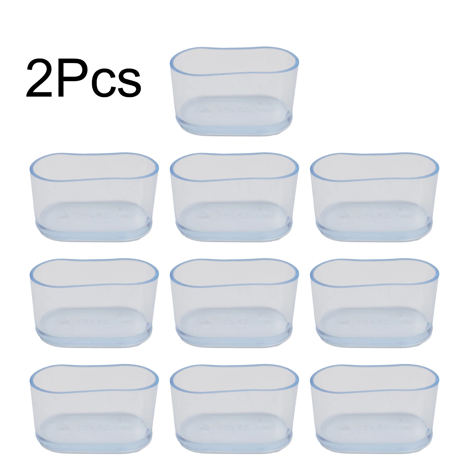 10Pcs Rubber Chair Leg Cap Oval Covers Furniture Table Feet Floor Protectors For Outdoor Patio Garden Office Home Furniture