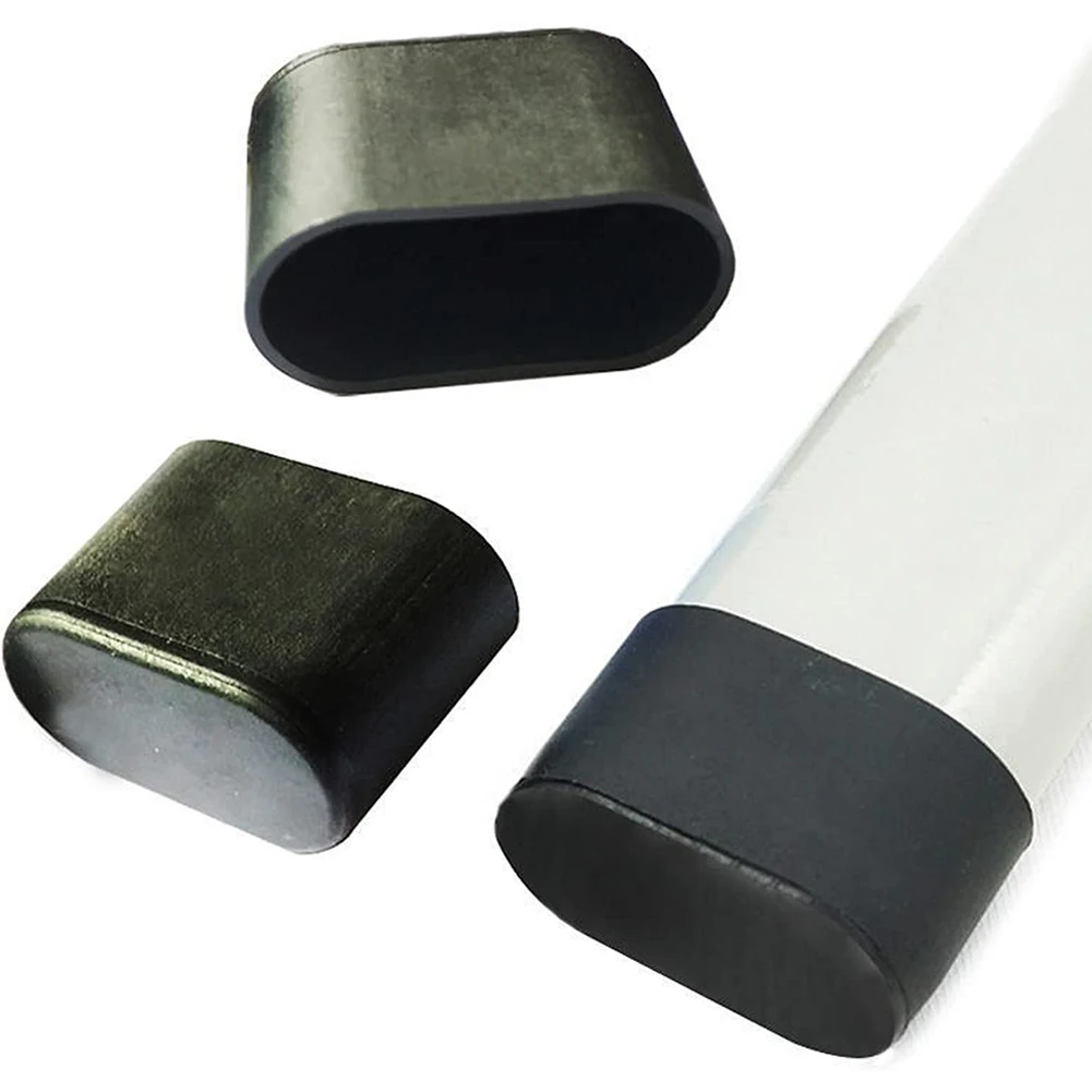 10Pcs Rubber Chair Leg Cap Oval Covers Furniture Table Feet Floor Protectors For Outdoor Patio Garden Office Home Furniture
