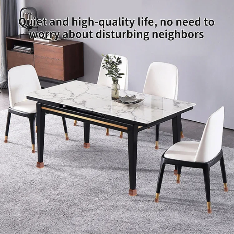 Table Chair Leg Protector Covers Thick Rubber Furniture Pads Floor Protectors Household No Scratches Reduce Noice Feet Caps Tool