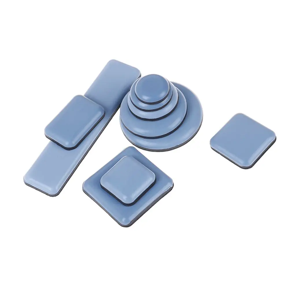 4pcs Self-Adhesive Furniture Leg Slider Pads Anti-abrasion Floor Protector Easy Move Heavy Table Sofa Slider Mat Chair Fittings