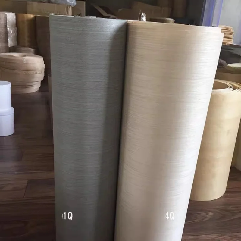 L:2.5Meters Width:58cm T:0.2mm Engineering wood veneer modern gray-white veneer furniture showcase surface decoration veneer