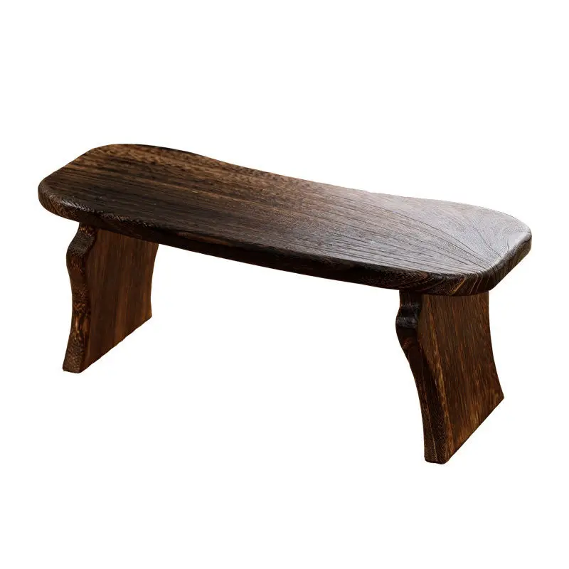 Removable Wooden Stools Low Luxury Nordic Children Footrest Small Shoe Changing Footstool Multifunctional Ottoman Children