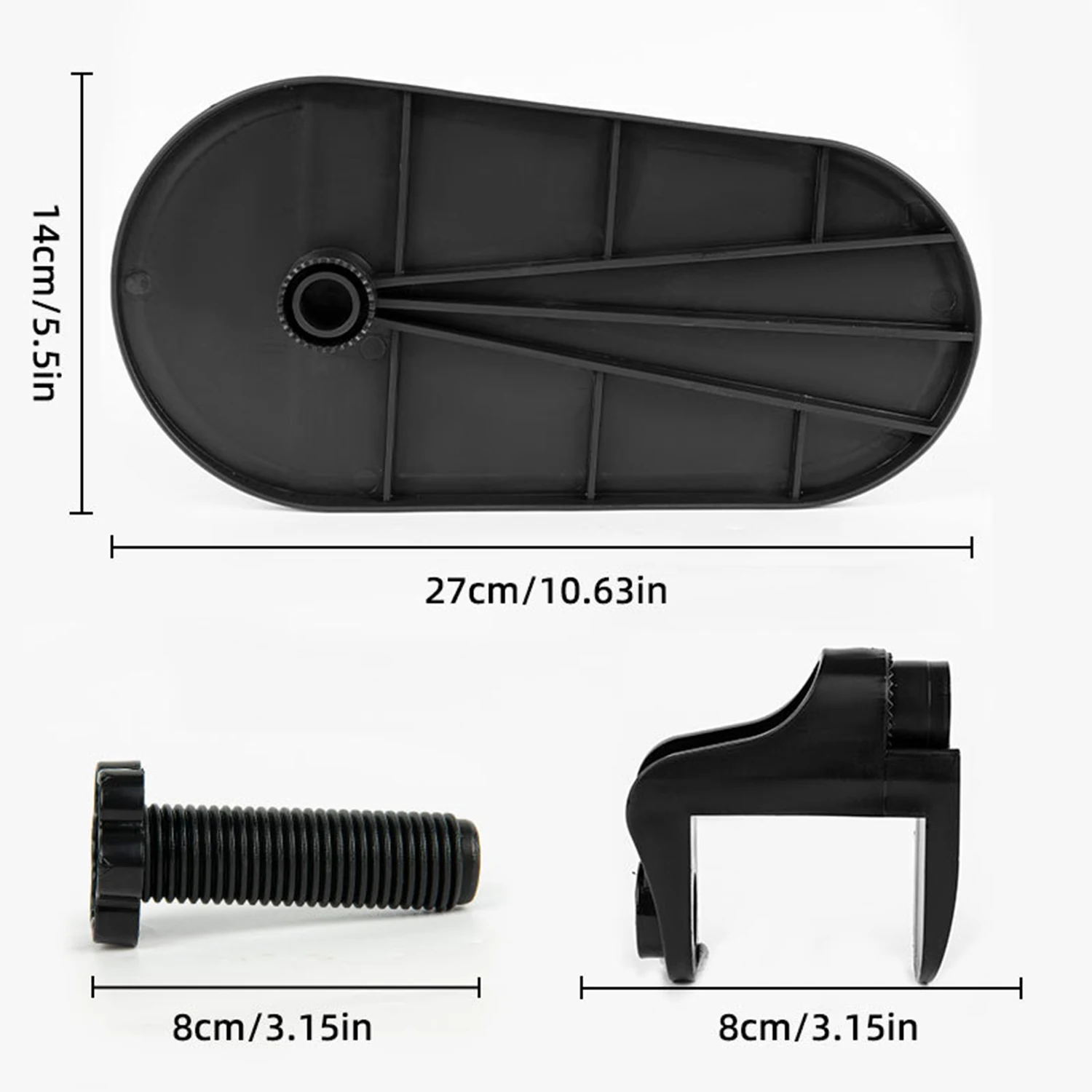 Computer Arm Rest Plastic Desk Elbow Support Pad Ergonomic Arm Rest Wrist Support Pad for Keyboard and Mouse Arm Rest Pad