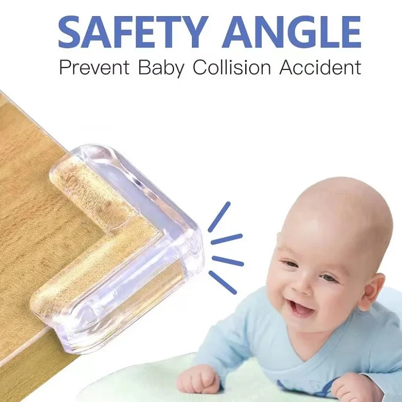 Silicone Table Corner Protector With Tape Bed Furniture Glass Table Baby & Kids Safety Equipment Anti-collision Edge Child Cover