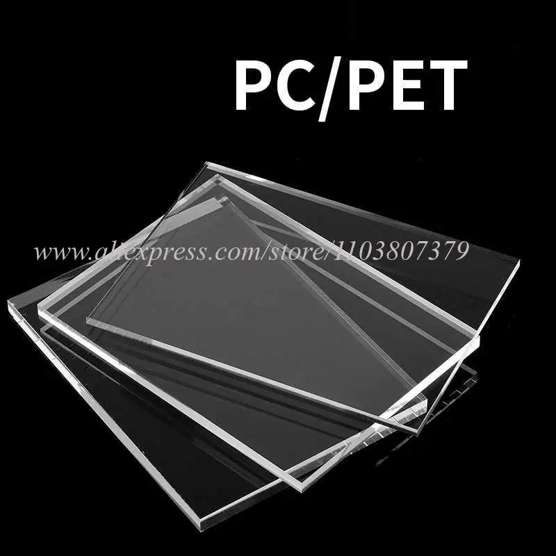 Organic Glass Polymethyl Methacrylate 50x100-300x300mm Customized Transparent Plexiglas Clear Plastic Acrylic Sheet Board