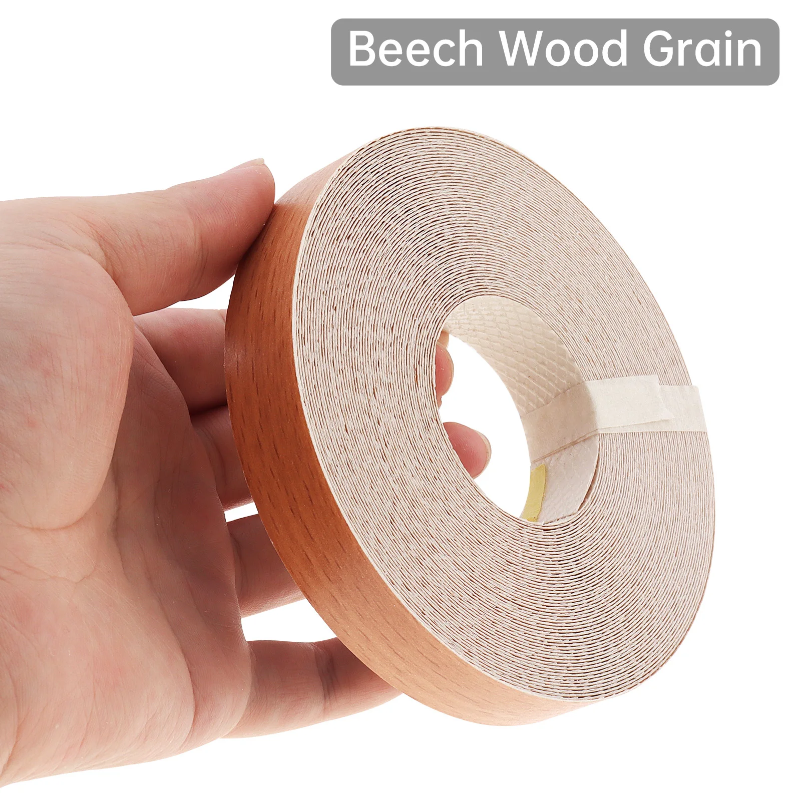 3/4 inch ×50 ft (1.9 cm × 15M)  Pre-glued Veneer Edging  Hot Melt Adhesive Melamine Edge Banding for Plywood Table / Cabinet