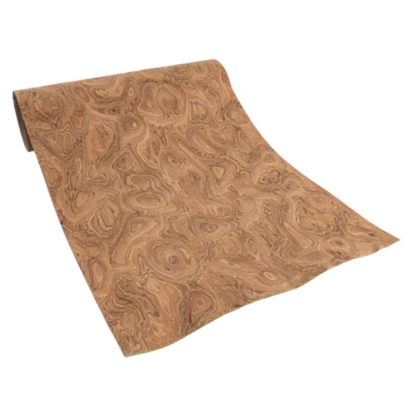 Technology Elm Burl Wood Veneer L:2.5MetersX58CM T:0.3/0.5mm for Luxury Furniture&Accent Walls Speaker Cabinet Decorative Panels