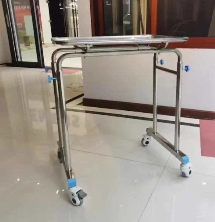 Thickened Stainless Steel Trolley Medical Rack Barber Shop Trolley Hospital Surgery Tray Trolley Beauty Salon Auxiliary Cart