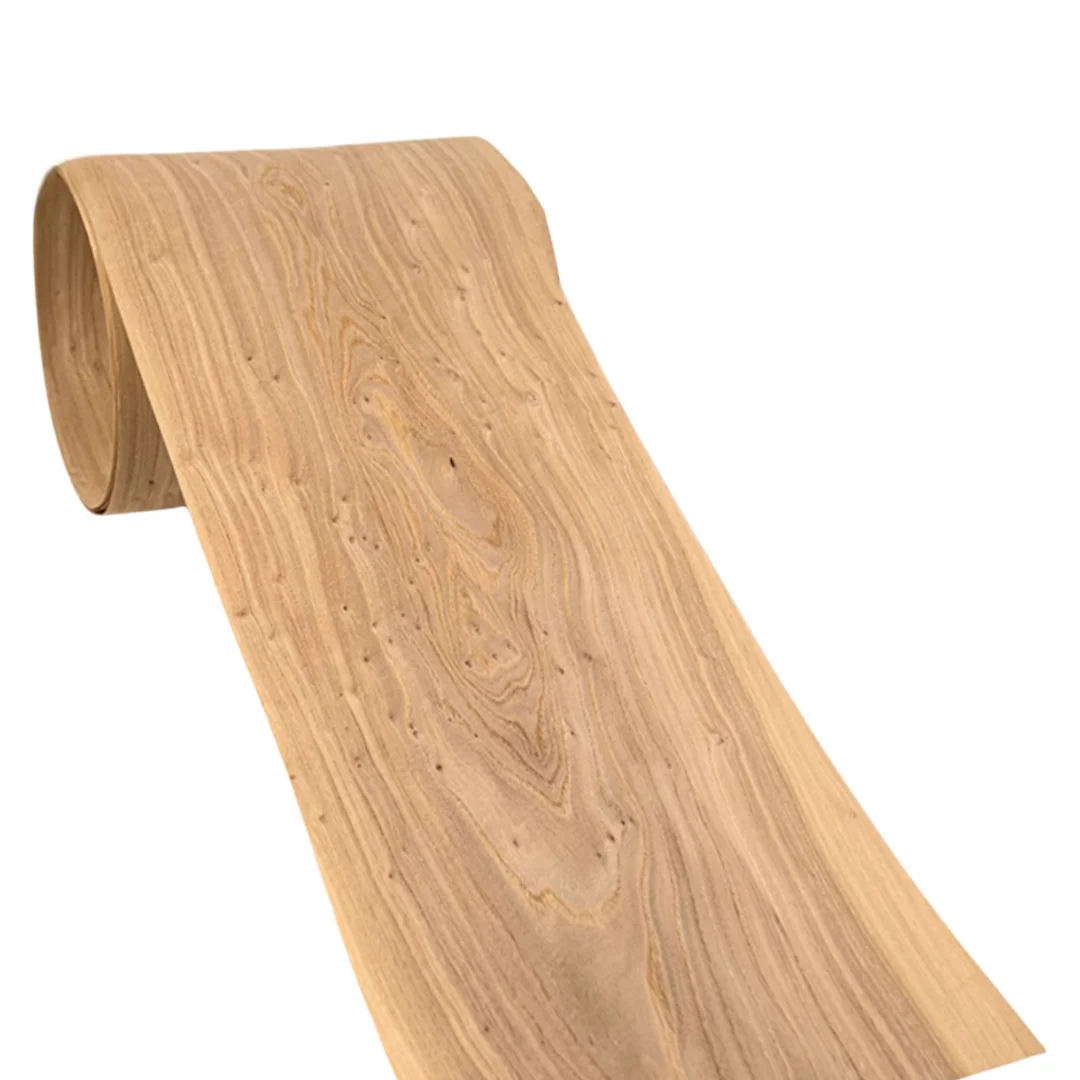 Length:2.5meters Width:200mm Thick:0.5mm Natural Elm Burl Veneer Sheets Furniture DIY Audio Guitar Wall Door Decor material