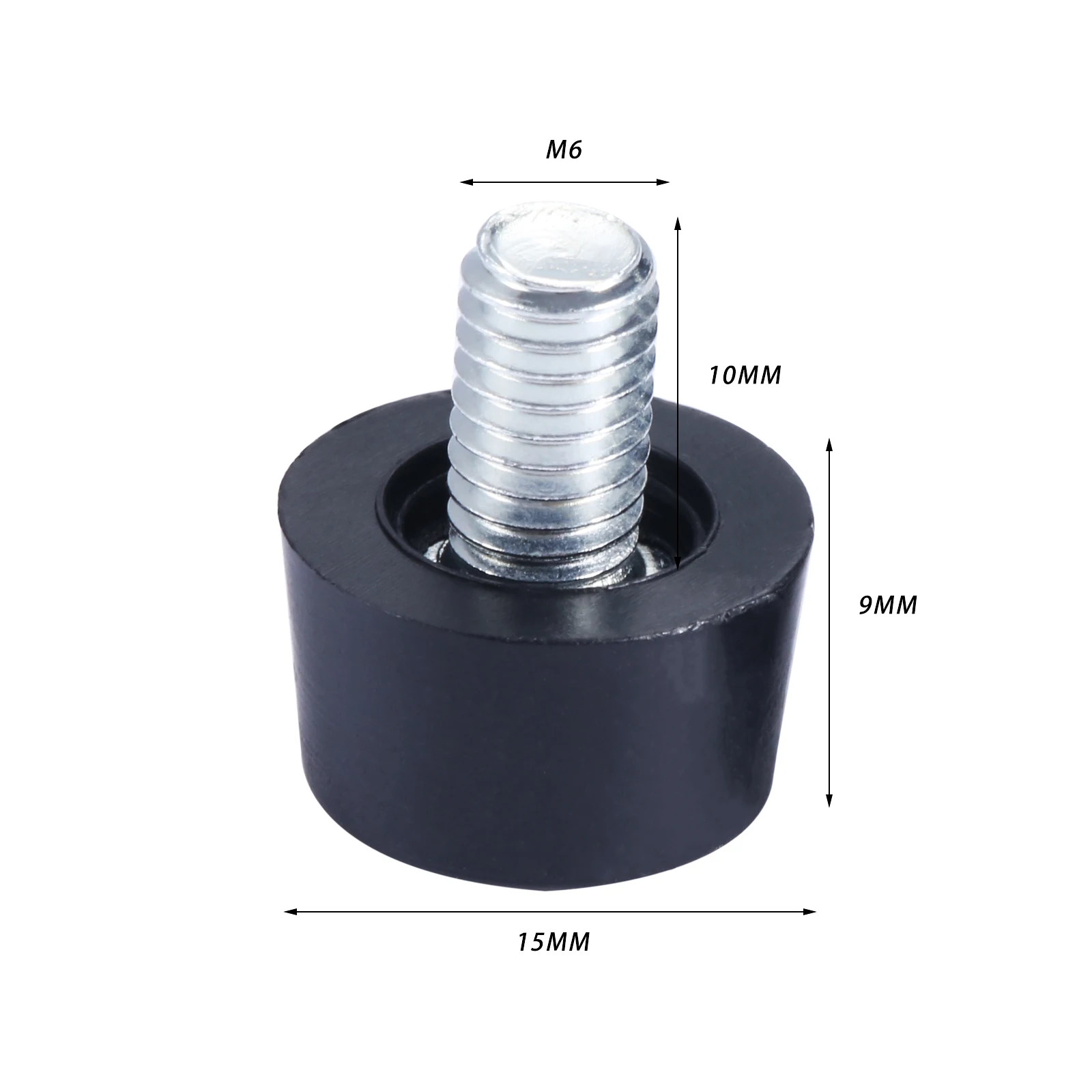 10pcs/set Adjusting Furniture Feet M6*10mm Screw Leveling Height Pad Balance Table Ped Chair Leg Sofa Protect Floor Anti-Slip