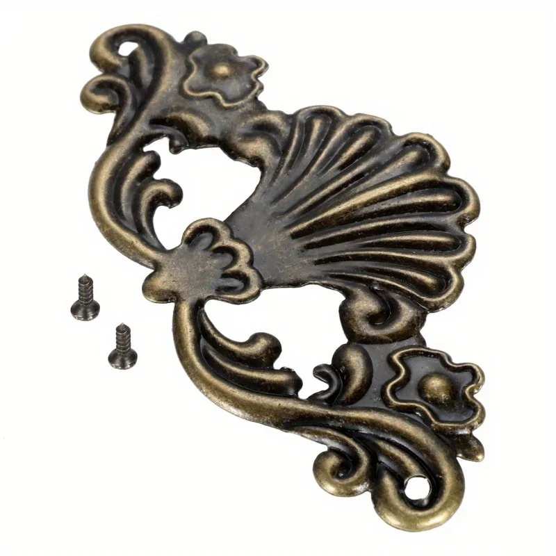 8Pcs Antique Bronze Jewelry Wooden Box Decorative Protector Brackets Album Embellishment Scrapbook Corner Protection Guard Cover