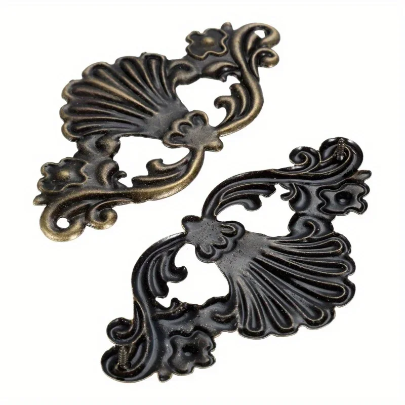 8Pcs Antique Bronze Jewelry Wooden Box Decorative Protector Brackets Album Embellishment Scrapbook Corner Protection Guard Cover