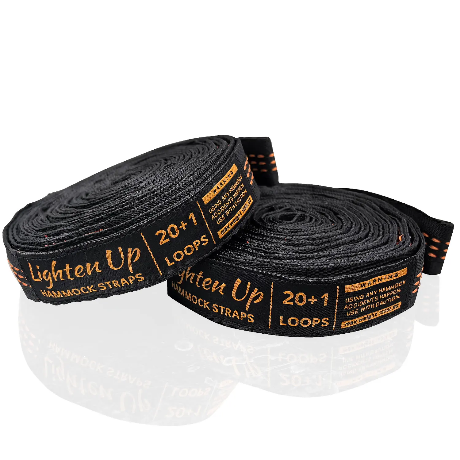 2Pcs Hammock Strap Rope Belt 300cm Tree Hanging Aerial Spare Part 400KG Load Outdoor Yoga Camping Hammock with Buckle