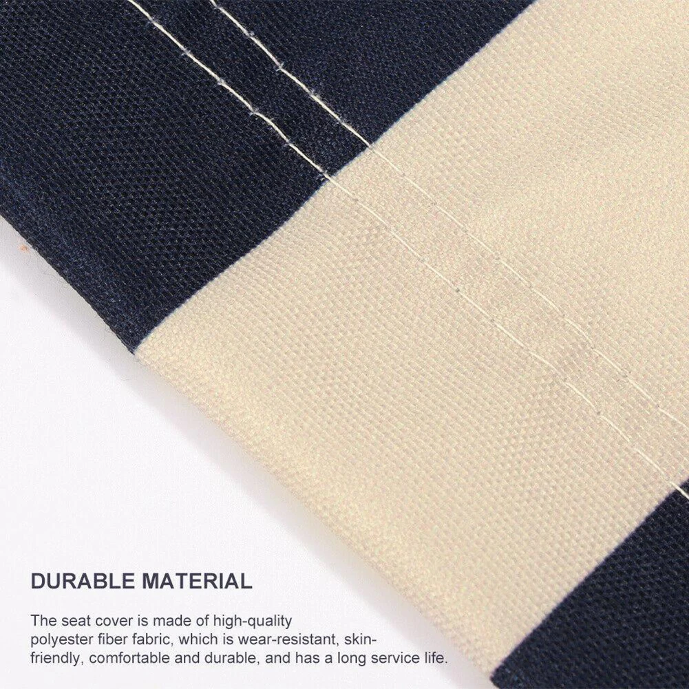 1set Seat Cover Polyester Cloth Washable Chair Seat Covers Kit Director Chair Seat Replacement Seat Cover With StickAccessories