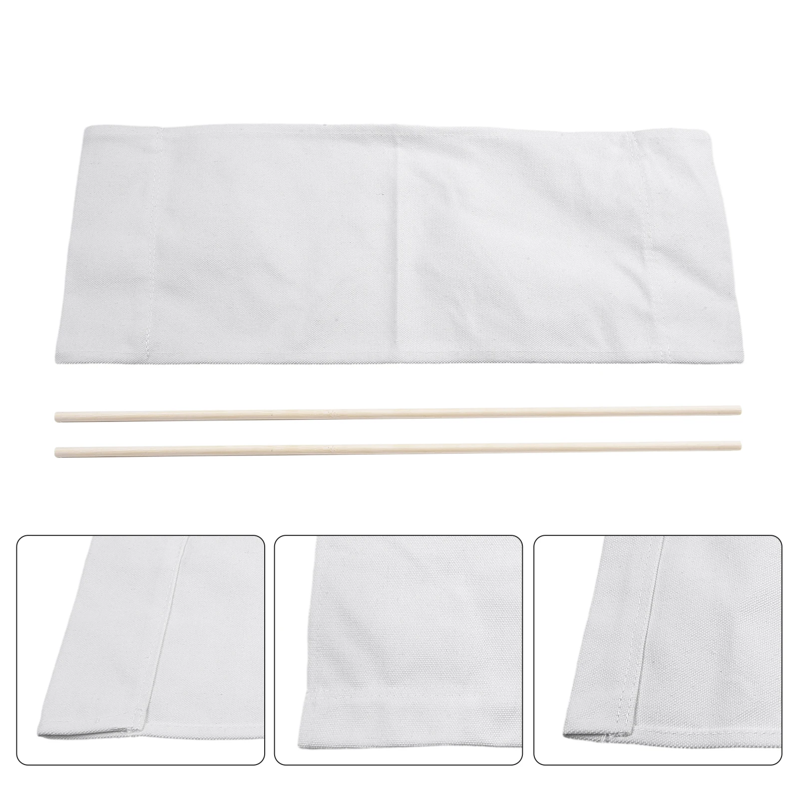 1set Seat Cover Polyester Cloth Washable Chair Seat Covers Kit Director Chair Seat Replacement Seat Cover With StickAccessories