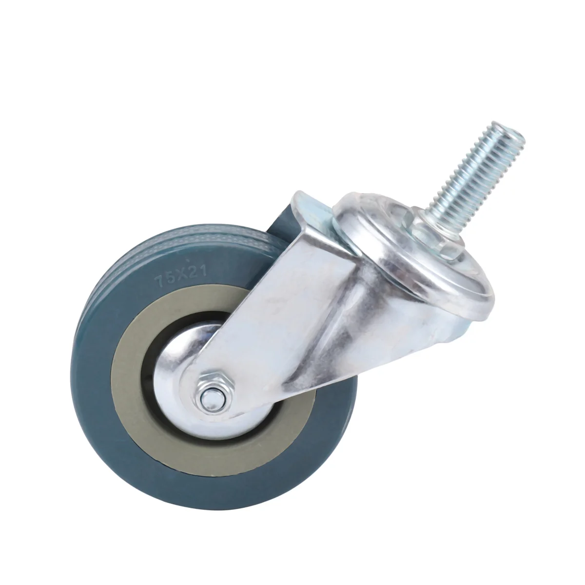 A04I Heavy Duty 75mm Swivel Castor with Brake Trolley Casters wheels for Furniture, Set of 4