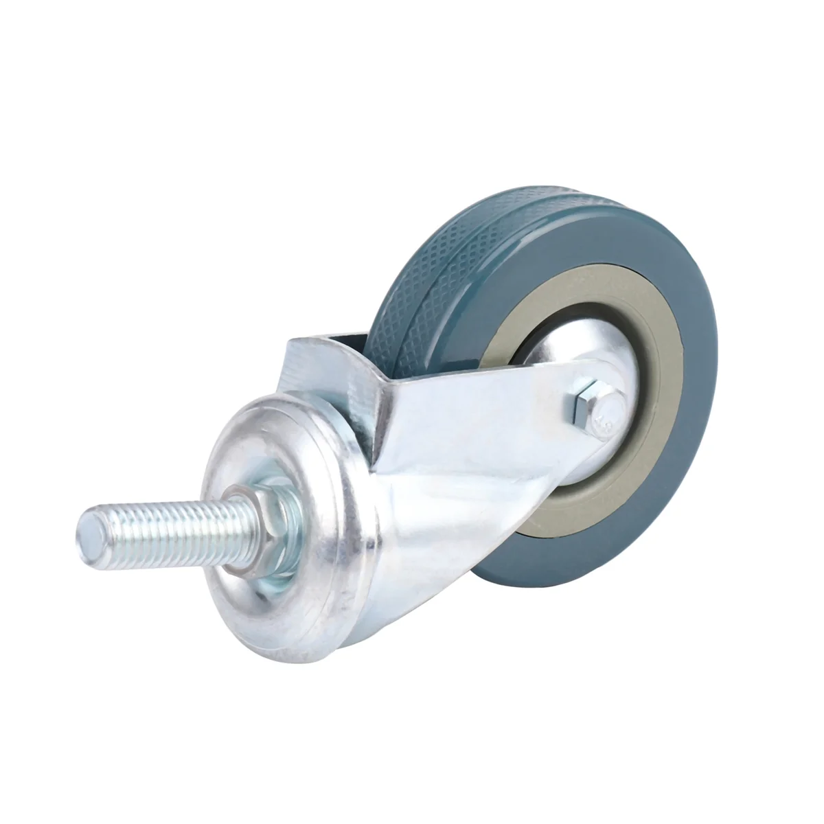 A04I Heavy Duty 75mm Swivel Castor with Brake Trolley Casters wheels for Furniture, Set of 4