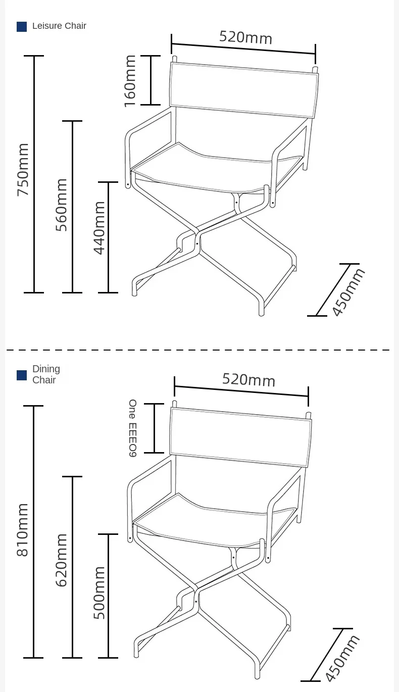 MOMO Oil Wax Fabric Minimalist Metal Dining Chair Small Household Foldable Dining Chair Home Reclining Chair