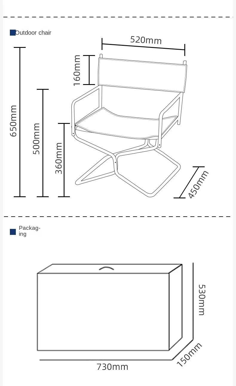 MOMO Oil Wax Fabric Minimalist Metal Dining Chair Small Household Foldable Dining Chair Home Reclining Chair