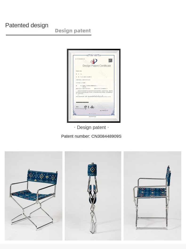 MOMO Oil Wax Fabric Minimalist Metal Dining Chair Small Household Foldable Dining Chair Home Reclining Chair