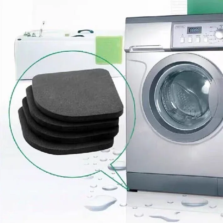 4/8pcs/set New Washing Machine Anti Vibration Pad Shock Proof Non Slip Foot Feet Mat Non-slip Mats Stand Refrigerator Home Tools