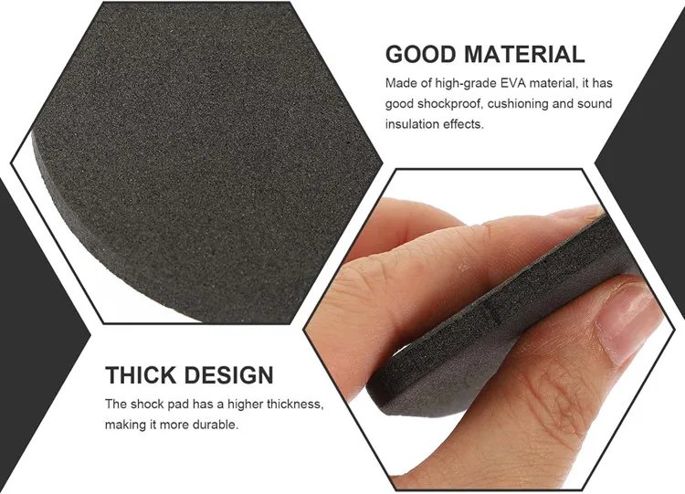 4/8pcs/set New Washing Machine Anti Vibration Pad Shock Proof Non Slip Foot Feet Mat Non-slip Mats Stand Refrigerator Home Tools