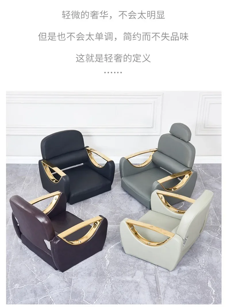 Cheap Personalized Barber Chair Folding White Design Hairstylist Barber Chair Nordic Adjustable Silla Barberia Salon Furniture