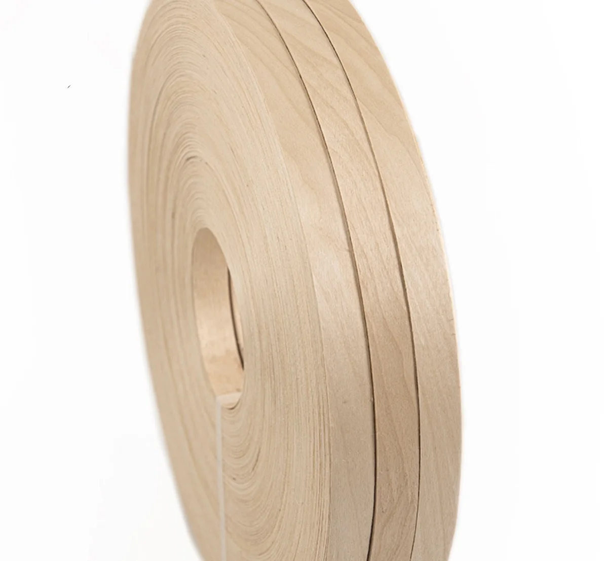 200M Width: About 22MM ,Thickness:0.5mm, Natural Edge Banding Strip Wood Veneer Sheets