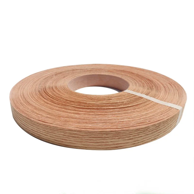 200M Width: About 22MM ,Thickness:0.5mm, Natural Edge Banding Strip Wood Veneer Sheets