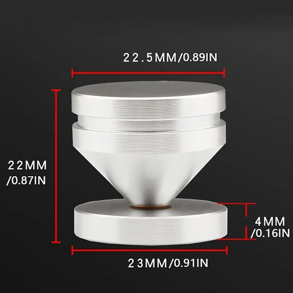 1Pcs Speaker Stand Feet Foot Pad Aluminium Alloy Metal Spikes Cone Floor Foot Nail for Loudspeakers Shoes Spike Shock Absorber