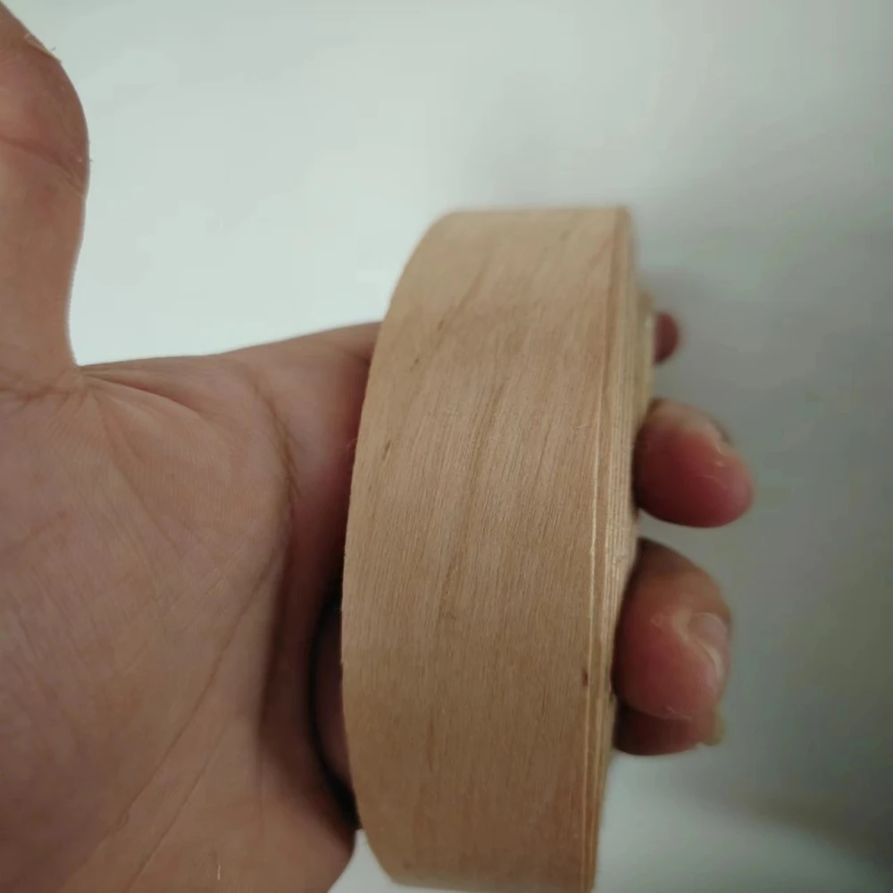 20M Length , Width: About 22MM ,Thickness:0.5mm, Maple Natural Edge Banding Strip Wood Veneer Sheets