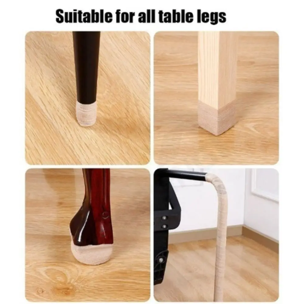 New Self Adhesive Furniture Pads Noise-Reduce Multi-purpose Chair Leg Floor Protector Anti-slip Chair Table Leg Cover