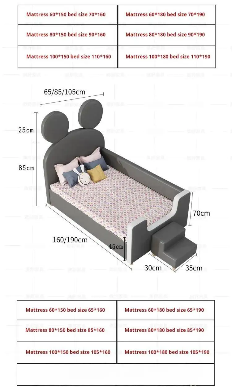 Design Bed White House Cute Kids Children's Black Modern Loft Children Beds Boys Girls Lit Cabane Enfant Furniture For Bedroom