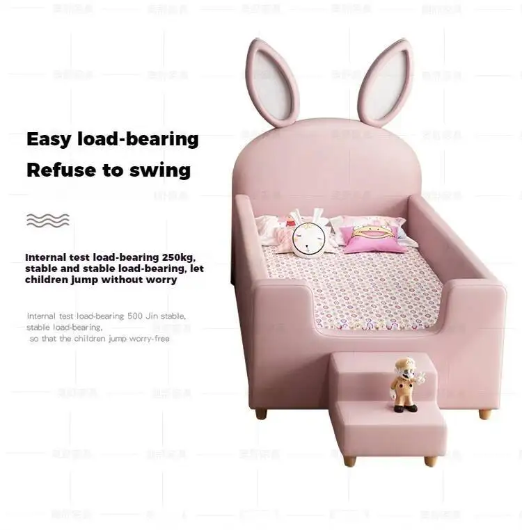 Design Bed White House Cute Kids Children's Black Modern Loft Children Beds Boys Girls Lit Cabane Enfant Furniture For Bedroom