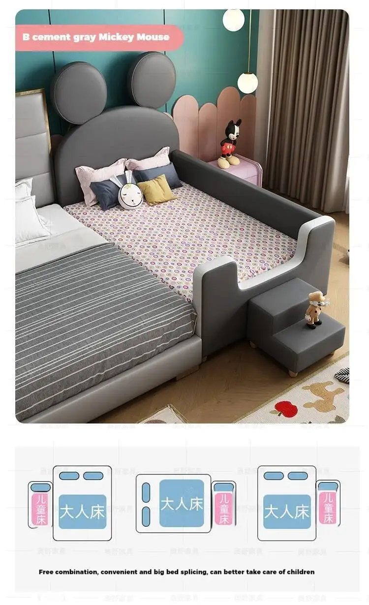 Design Bed White House Cute Kids Children's Black Modern Loft Children Beds Boys Girls Lit Cabane Enfant Furniture For Bedroom