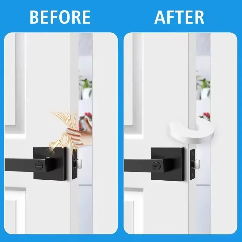Door Stoppers EVA Kids Protection C Shape Anti Pinch Door Stopper Baby Safety Protect Door Stop Soft Foam Door Clip