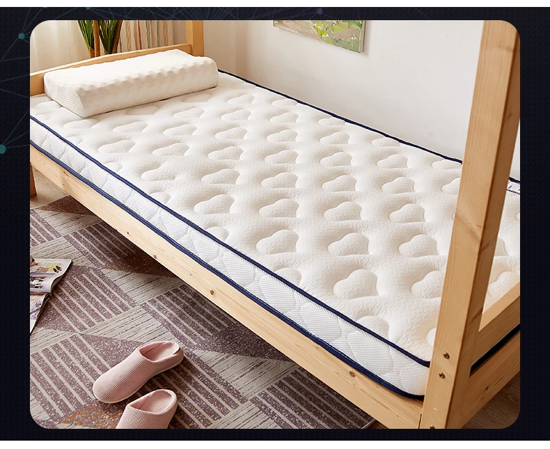 Sponge Latex Filling Mattress Floor Mat Foldable Slow Rebound Tatami Cover Bedspreads 4/7cm Thickness King Twin Queen Size