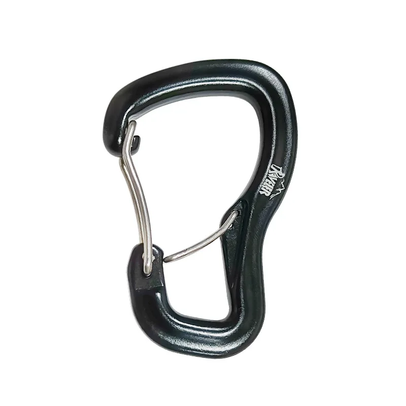 Outdoor hammock double locking buckle, multifunctional aluminum alloy hanging buckle, camping hammock quick hanging buckle