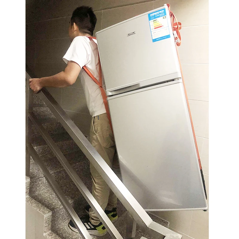 Cargo Handling Belt Strapping Belt Carry with Rope Lifting Moving Straps Office Transport Belt Strapping Tape, Single Person Mov