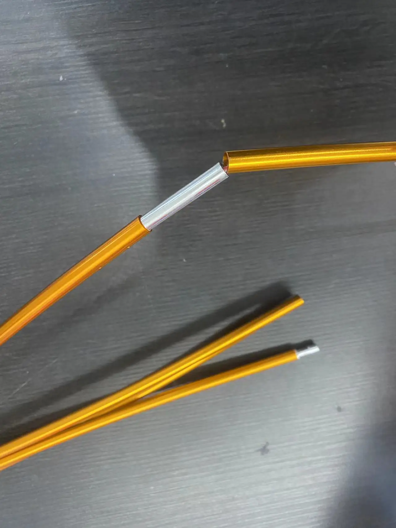 1PCS 170CM high-strength folding telescopic aluminum pole, tent hammock accessory aluminum pole