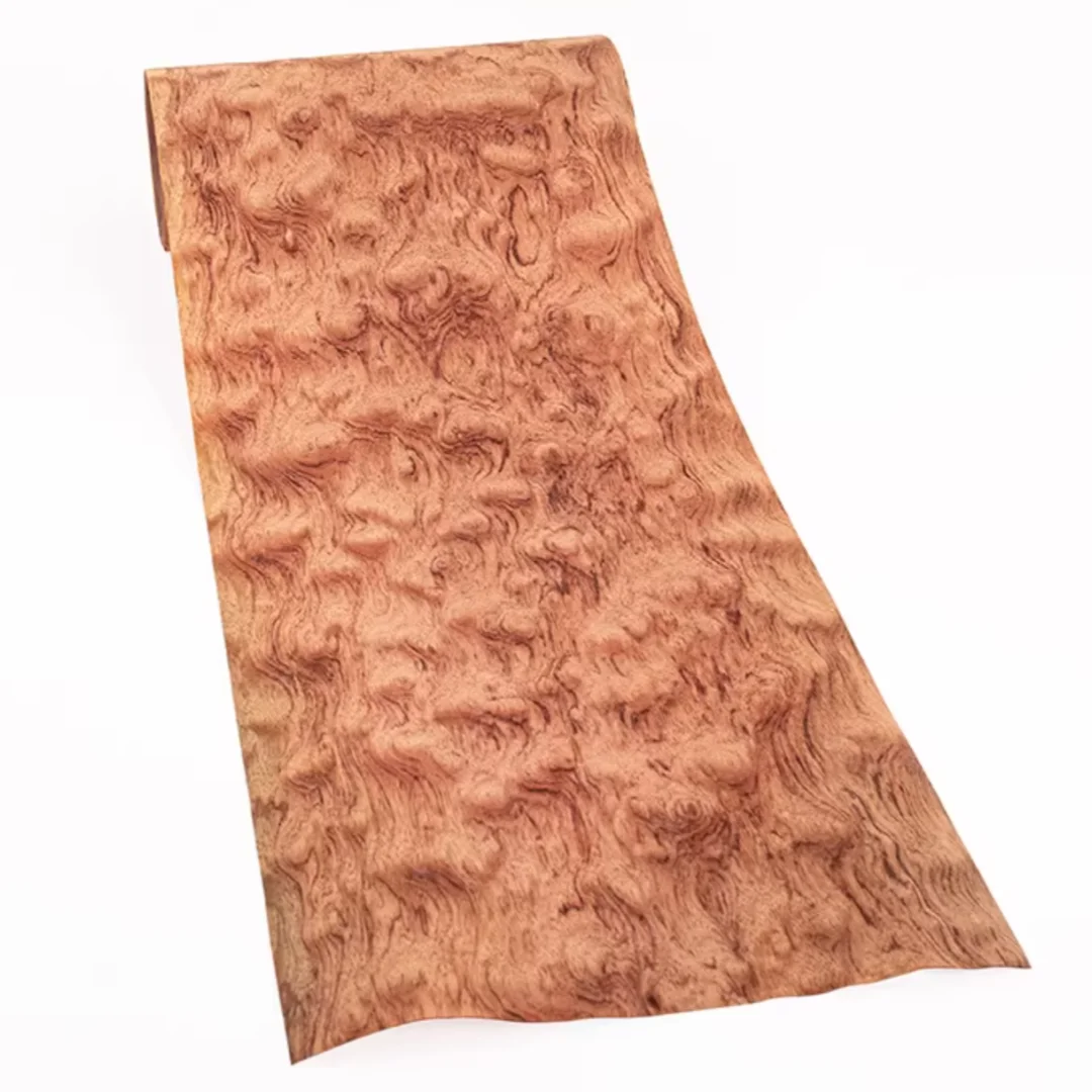 L:2.5meters Width:280mm T:0.25mm Natural Pear Wood Veneer With Solid Wood Veneer Handmade Veneer For Acoustic Guitar Decoration