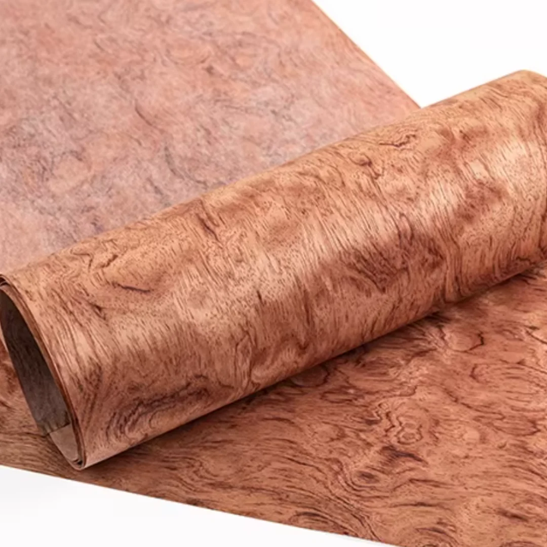 L:2.5meters Width:280mm T:0.25mm Natural Pear Wood Veneer With Solid Wood Veneer Handmade Veneer For Acoustic Guitar Decoration