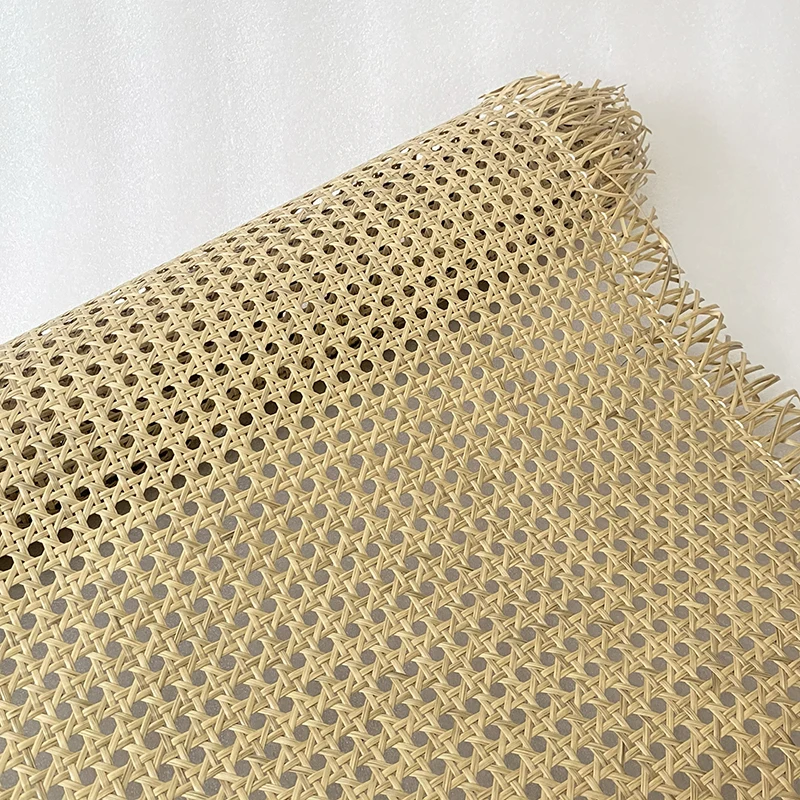 2024 New Colors Indonesian Plastic Rattan Cane Webbing Roll Wicker Sheet Outdoor Chair Table Furniture Repair Material Exclusive