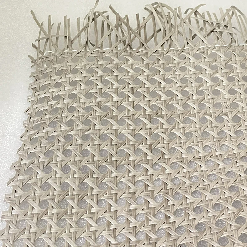 2024 New Colors Indonesian Plastic Rattan Cane Webbing Roll Wicker Sheet Outdoor Chair Table Furniture Repair Material Exclusive