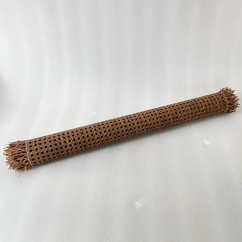 2024 New Colors Indonesian Plastic Rattan Cane Webbing Roll Wicker Sheet Outdoor Chair Table Furniture Repair Material Exclusive