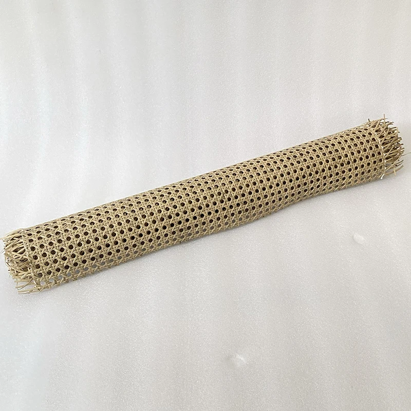 2024 New Colors Indonesian Plastic Rattan Cane Webbing Roll Wicker Sheet Outdoor Chair Table Furniture Repair Material Exclusive