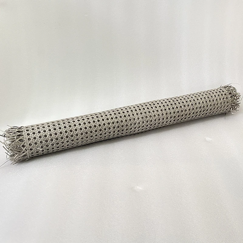 2024 New Colors Indonesian Plastic Rattan Cane Webbing Roll Wicker Sheet Outdoor Chair Table Furniture Repair Material Exclusive