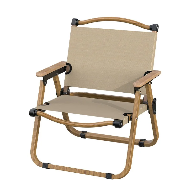 Modern Simple Metal Camping Chair Outdoor Foldable Portable Camping Chair Multifunctional Outdoor Furniture Sillas Plegables